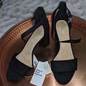 🆕 Faux-Suede Chunky High-Heeled Sandals 🔥